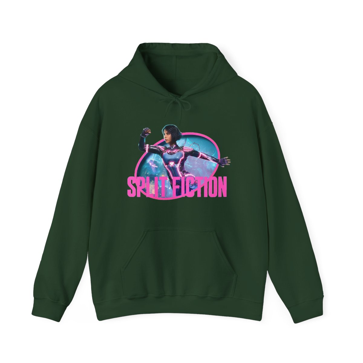 chingenuity Split Fiction Merch Hoodie fashion trend long sleeved round neck pullover, Adult, Size: Medium - alternate angle 5, merchandise