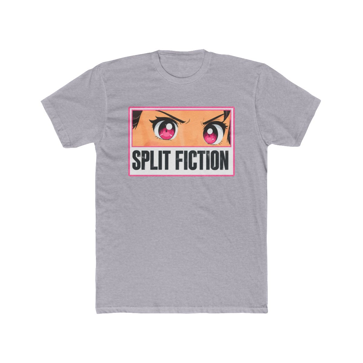 View Split Fiction Chibi Mio Eyes T Shirt (Black) details - alternate angle 3, merchandise