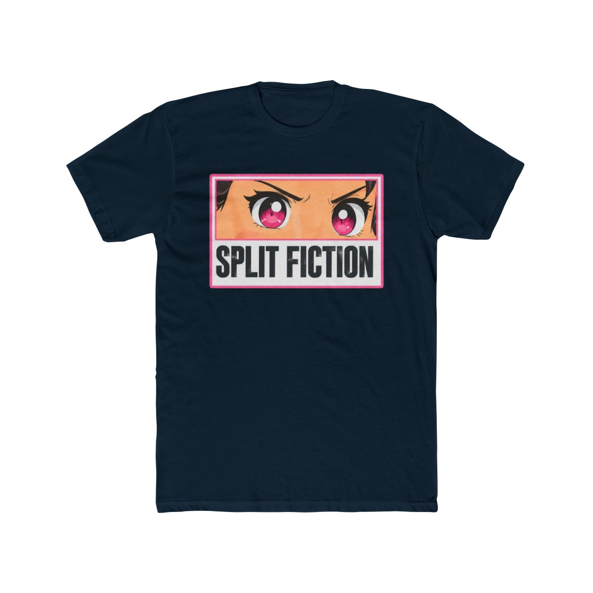 View Split Fiction Chibi Mio Eyes T Shirt (Black) details