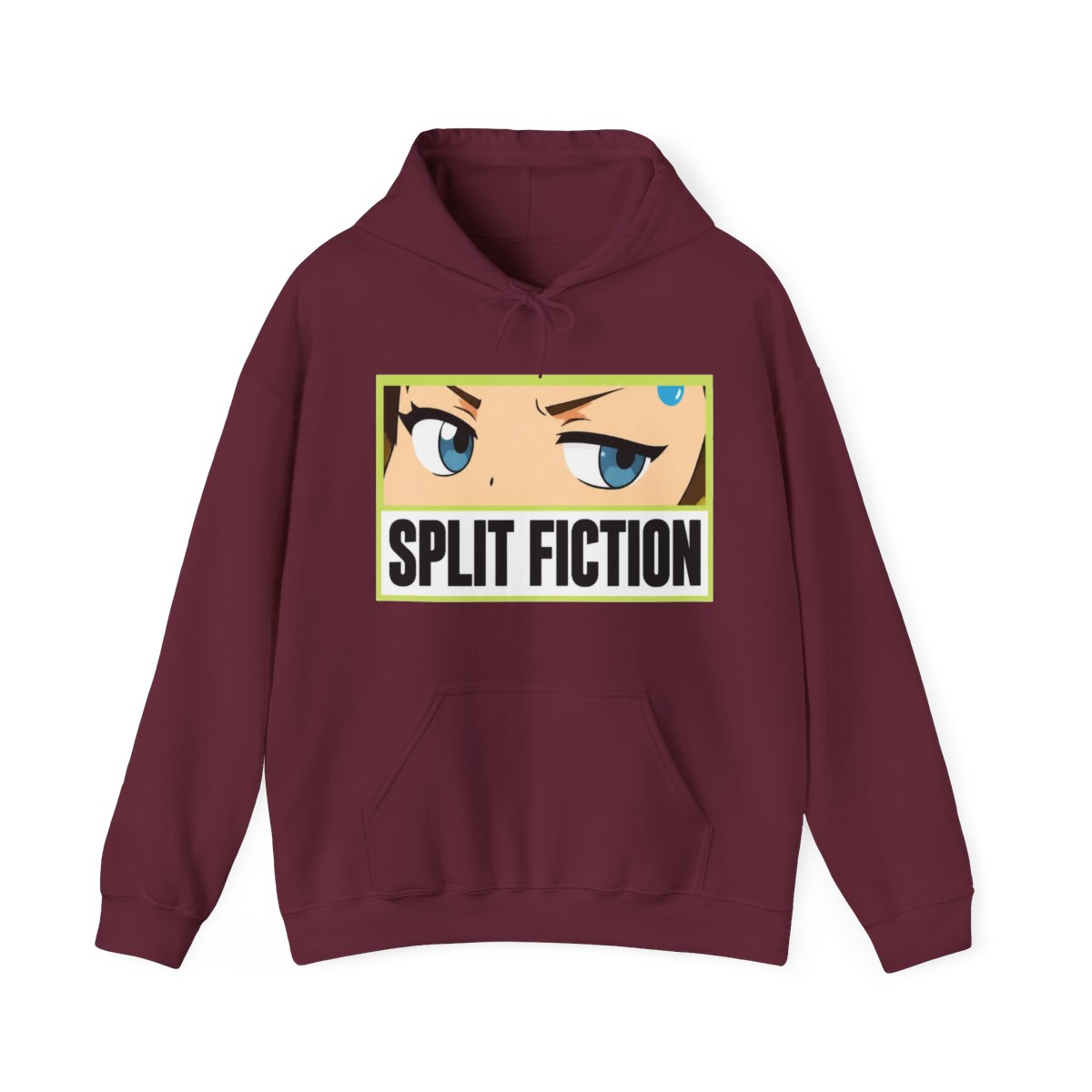 View Split Fiction Chibi Zoe Eyes Hoodie (Black) details - alternate angle 3, merchandise
