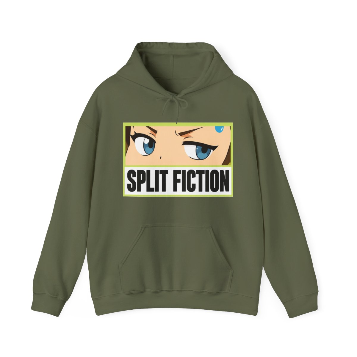 View Split Fiction Chibi Zoe Eyes Hoodie (Black) details - alternate angle 4, merchandise
